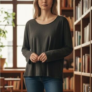 🦍 {PRICE FIRM} Zara Washed T-Shirt ~ Charcoal